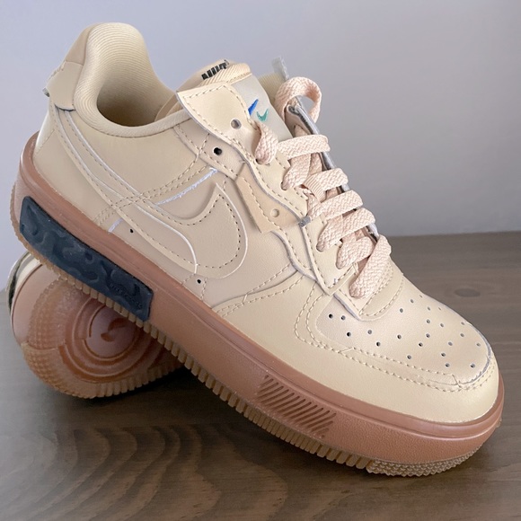Nike | Shoes | Nike Womens Air Force Fontanka Size 5 Sesamebeigeblack |  Poshmark